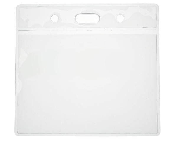 Clear Vinyl ID Card Holder, Eco Friendly - Landscape (Pack of 100)