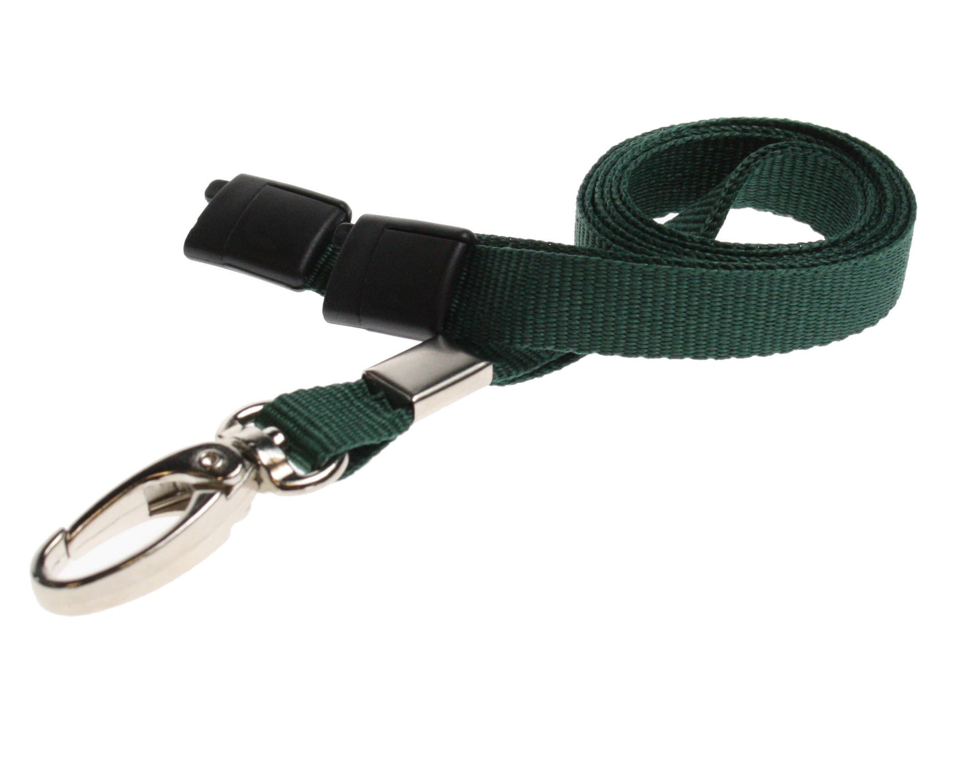 10mm Recycled Plain Lanyards with Metal Lobster Clip (100 pack)