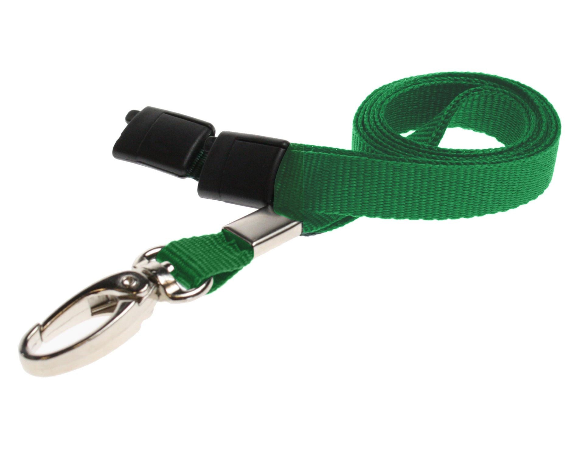 10mm Recycled Plain Lanyards with Metal Lobster Clip (100 pack)