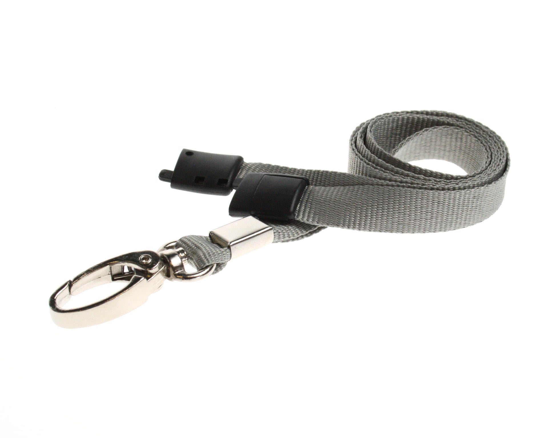 10mm Recycled Plain Lanyards with Metal Lobster Clip (100 pack)