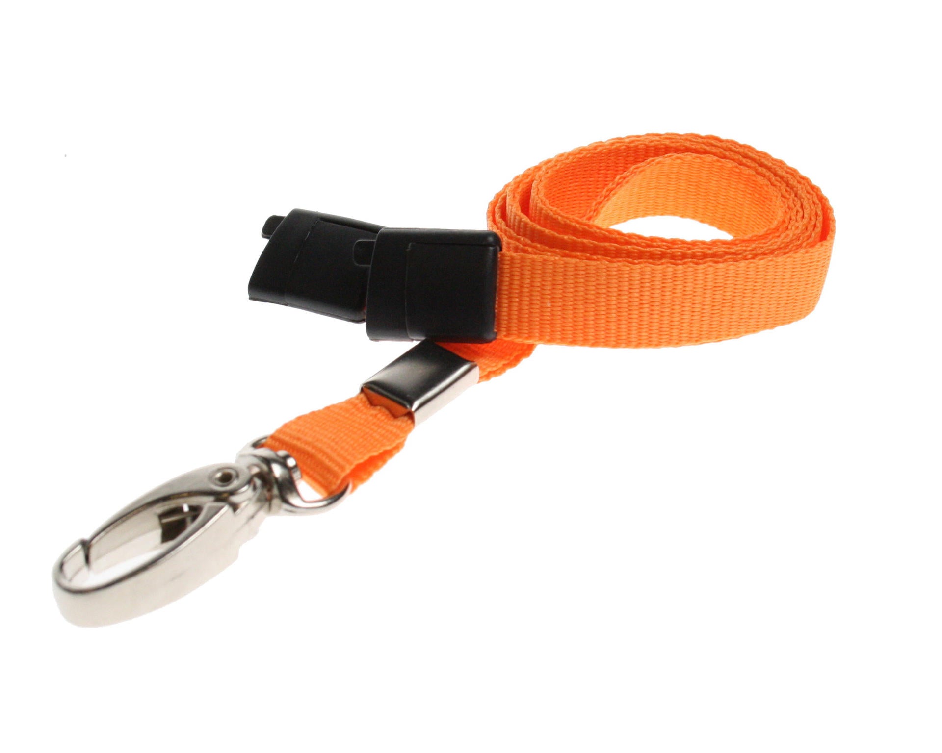 10mm Recycled Plain Lanyards with Metal Lobster Clip (100 pack)