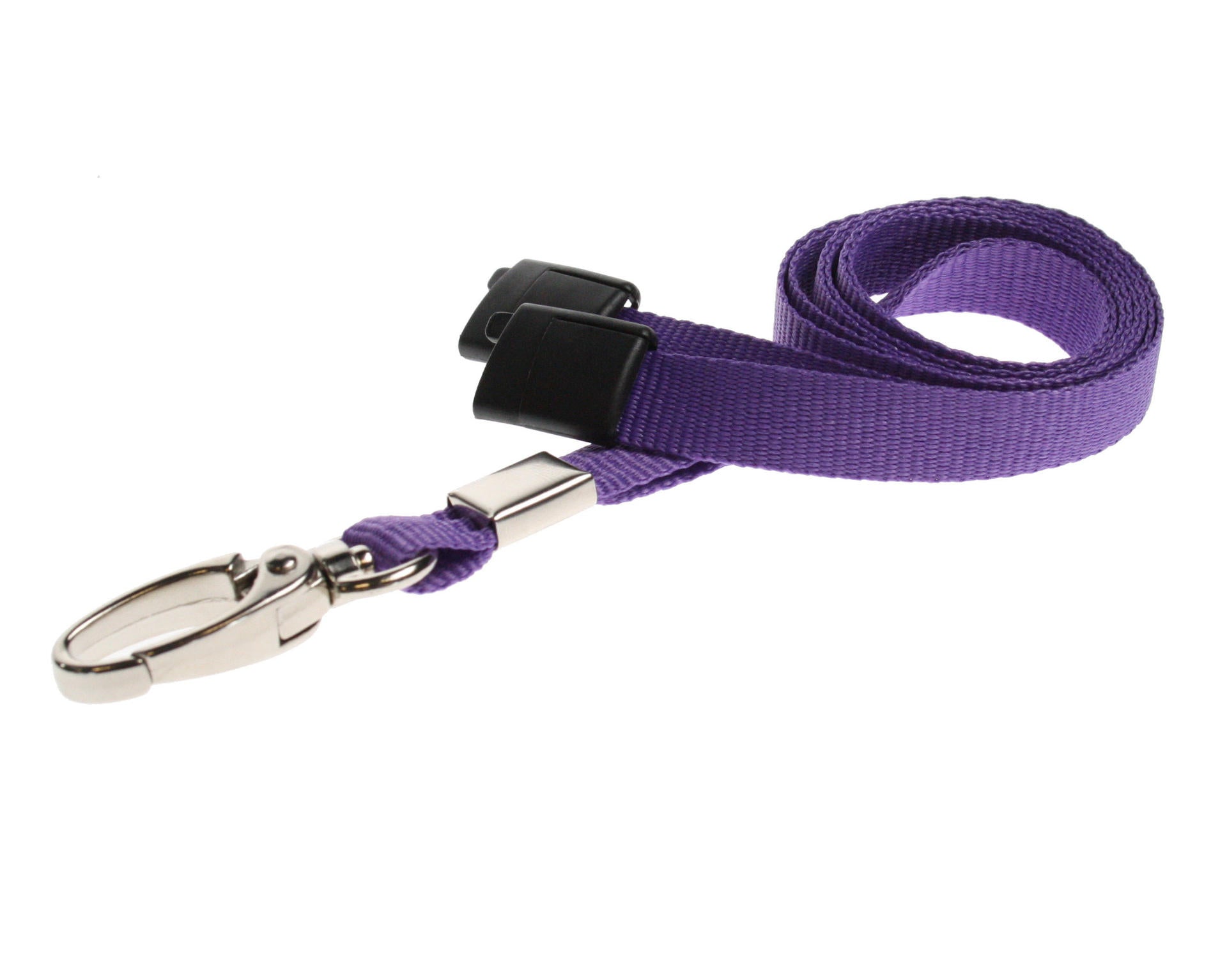 10mm Recycled Plain Lanyards with Metal Lobster Clip (100 pack)