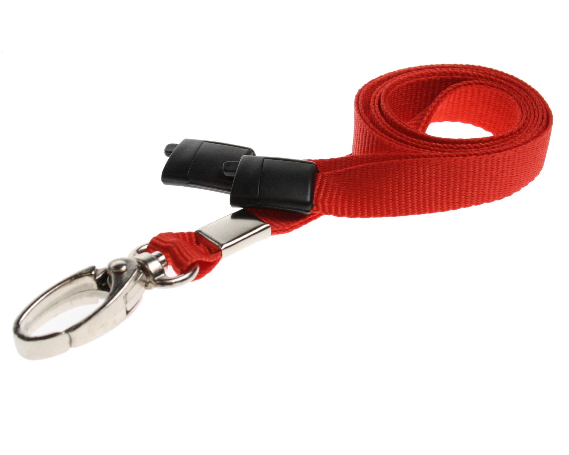 10mm Recycled Plain Lanyards with Metal Lobster Clip (100 pack)
