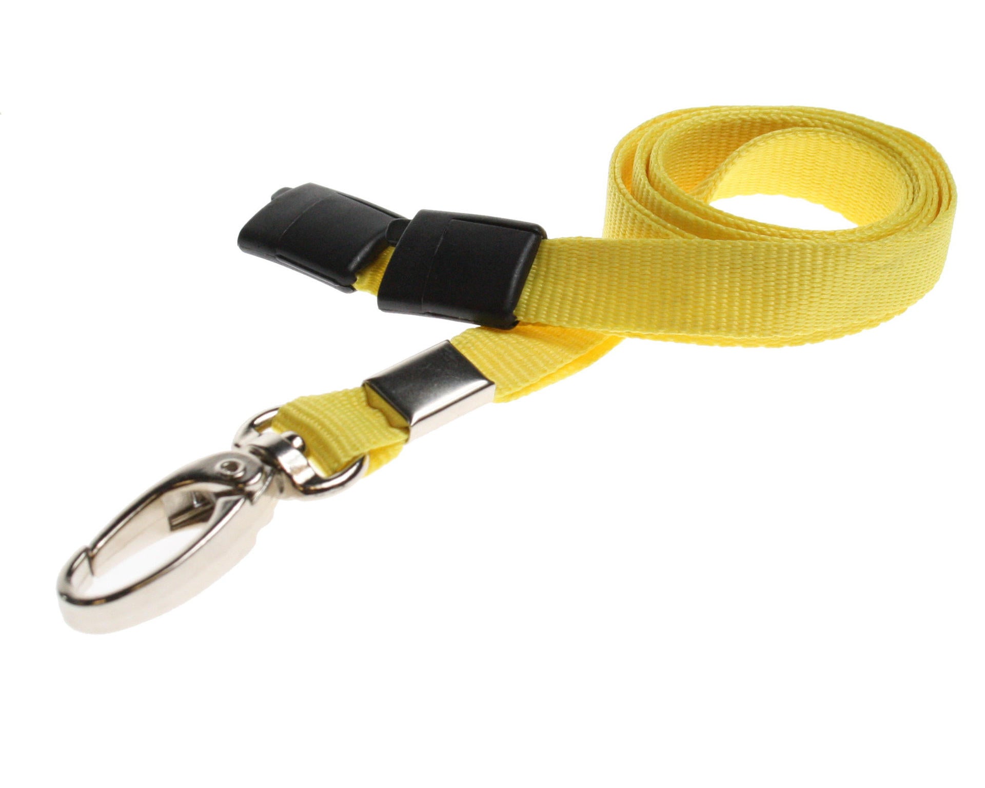 10mm Recycled Plain Lanyards with Metal Lobster Clip (100 pack)