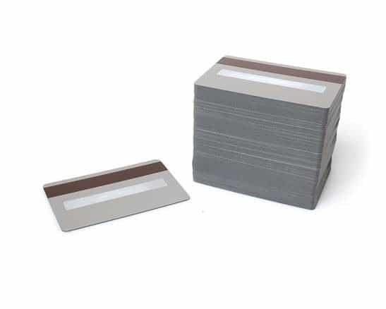 Silver Premium 760 Micron Cards With Hi-Co Magnetic Stripe & Signature Strip Panel (Pack of 100)