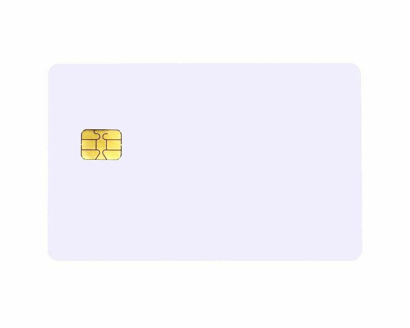 Salto MC0256B Contact Chip Blank White Cards (Pack of 100)