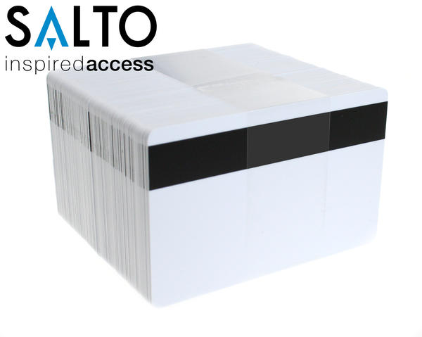 Salto PCM01KB50HI 1k Contactless Smartcard with Hi-Co Magnetic Stripe Pack of 100