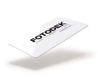 Fotodek Premium Fire White Plastic Cards (Pack of 100)