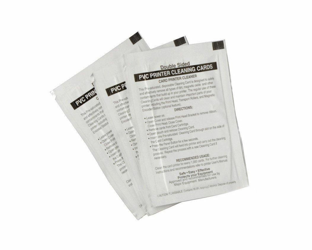 Fargo DTC HDP Iso-Propyl Alcohol Cleaning Cards, 081233 (Pack of 10)