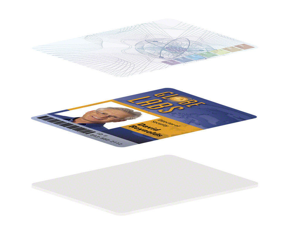 Fargo HDP5000 PolyGuards 0.6mm Clear Overlaminate (250 print)